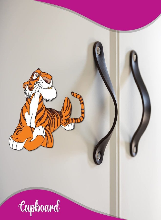 Bhai Please Sher Khan Wooden Fridge Magnet (Pack of 1) Fun Comic Character Gift and Decoration - Image 2